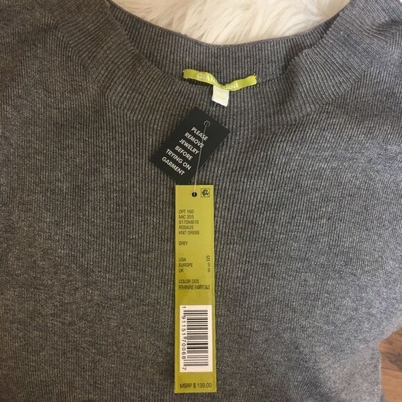 Gianni Bini Asymmetrical Hem Sweater Dress NWT Small - Picture 7 of 8